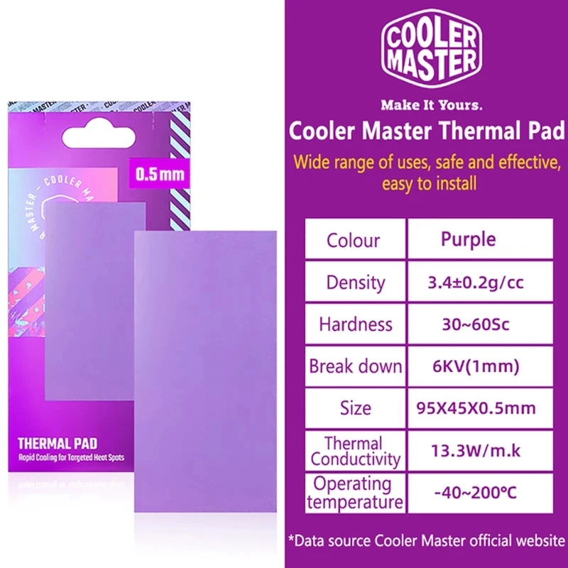 Tpx Nopp 9005 R1 Coolermaster サーマルパッド 0 5mm