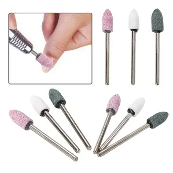 

1pcs Nail Polish Grinding Drill Head Silicon Carbide Carborundum Grinding Wheel Head Pedicure Electric Nail Files Nail Drill Bit