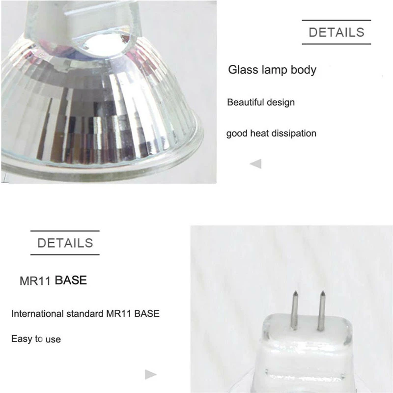 Description Picture 3 of itemUltra Bright Led Light MR11 Led Bulb GU5.3 Lamps AC 220V 5W 7W Spotlight Bulbs Warm Cool White Mr11 Leds GLASS Body