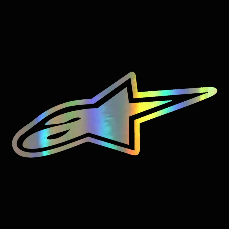 187.6CM Car Sticker 3D Alpine Star Motorcycle Car Decoration Personalized Fashion Accessories Sticker Car Body Window Stickers (4)