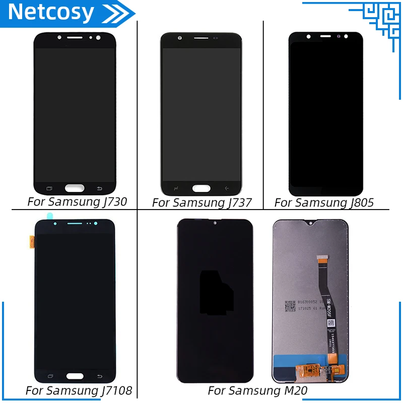 Для samsung Galaxy J730 J737 J805 J7108 M20 ЖК-дисплей+ сенсорный экран цифровой планшет ЖКД сборка для samsung J730 J737 ЖК-экран