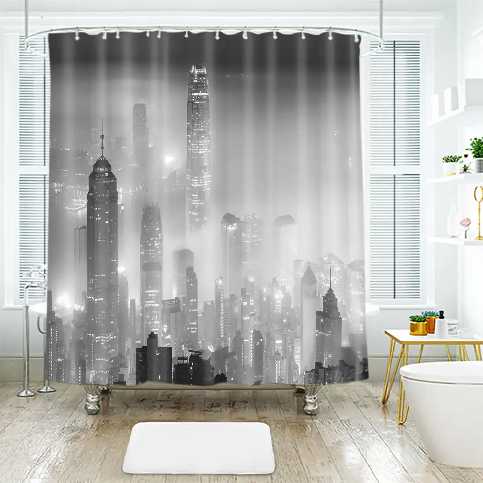 3d gorodskie pejzazhnye shtory s risunkom