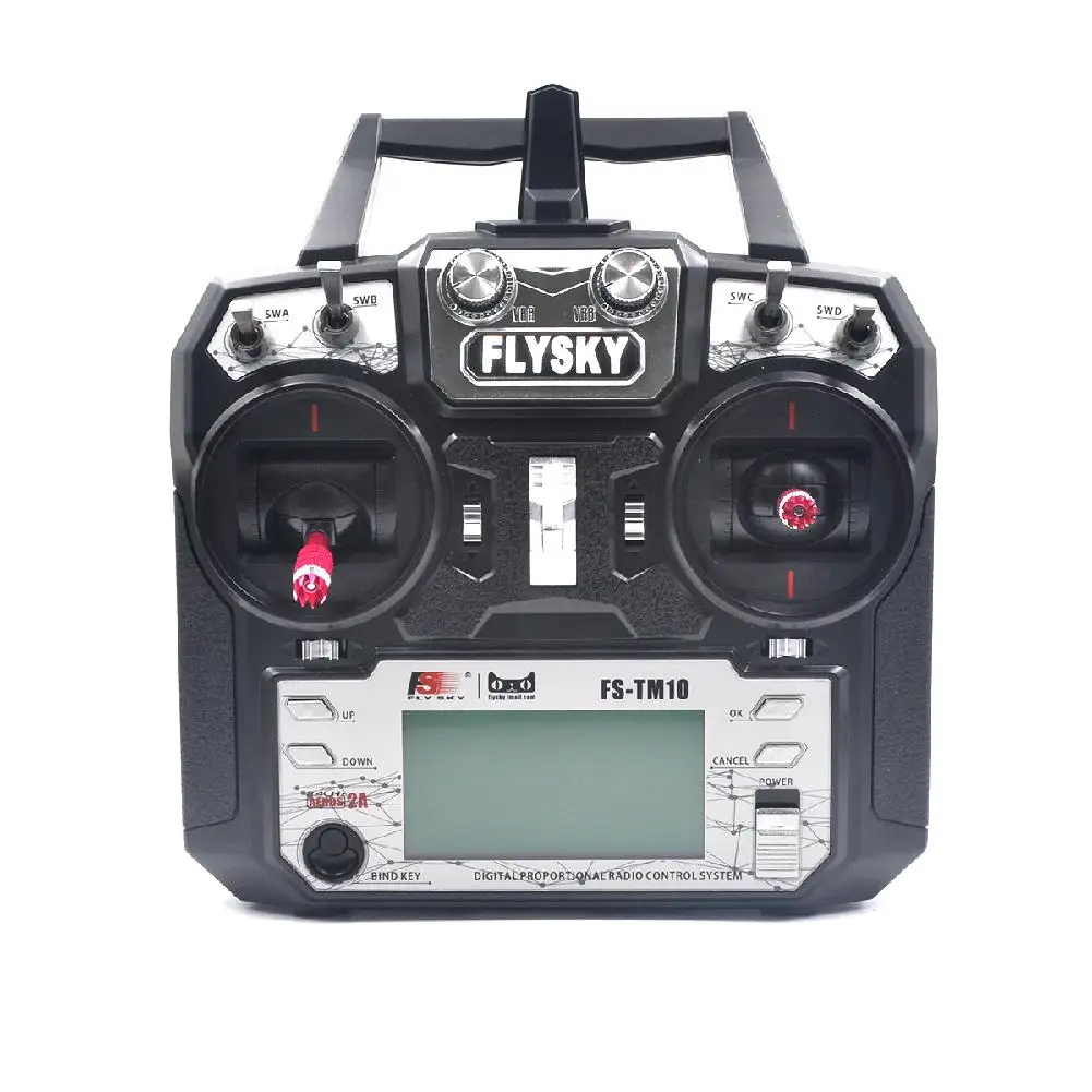 LeadingStar Flysky FS-TM10 2,4 г 10CH AFHDS RC передатчик Черный с приемником FS IA10B/IA6B