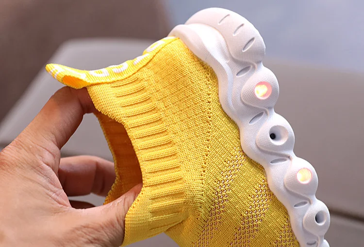 1-3 Years Eva Spring Children'S Sneakers Baby Luminous Toddler Breathable Little Boy Kids Shoes Knited Mesh Children Shoes best children's shoes