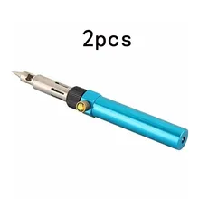 Stylo de soudage sans fil, fer à souder à gaz à température réglable, brûleur de Butane, torche de soufflage, fer à souder, pistolet à Air chaud