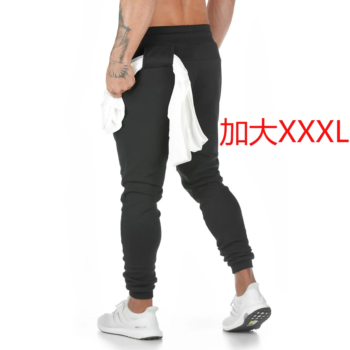 Мужские спортивные брюки для отдыха и упражнений, хлопковые брюки, мужские брюки