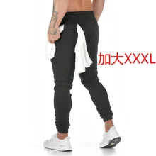 Мужские спортивные брюки для отдыха и упражнений, хлопковые брюки, мужские брюки