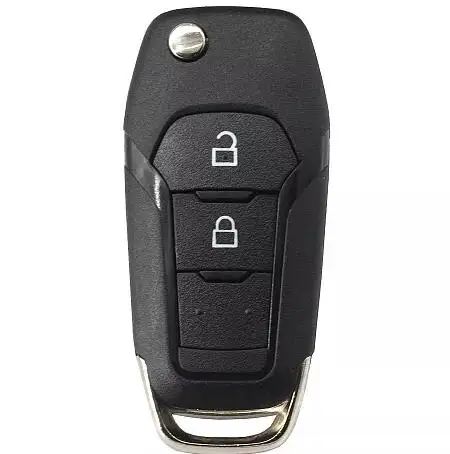 Replacement Car Key Blanks Case 2 Buttons Folding Flip Remote Key Shell  for  Ford Focus