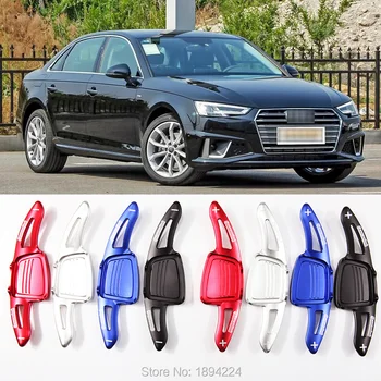 

2pcs Aluminum Car Steering Wheel Shift Paddle Shifter Extension For Audi A4l 2017-2019