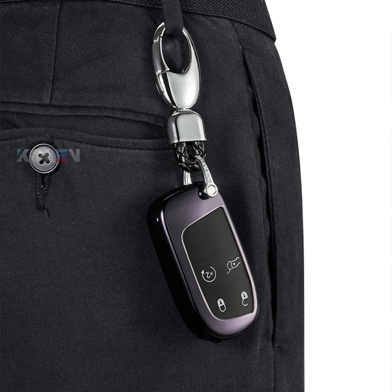 TPU Car Remote Key Full Cover Case portachiavi per Fiat Jeep Renegade Grand Dodge Ram 1500 Journey Charger Dart Challenger Chrysler - He25982c5e904479e8f5d2faef7ff873az