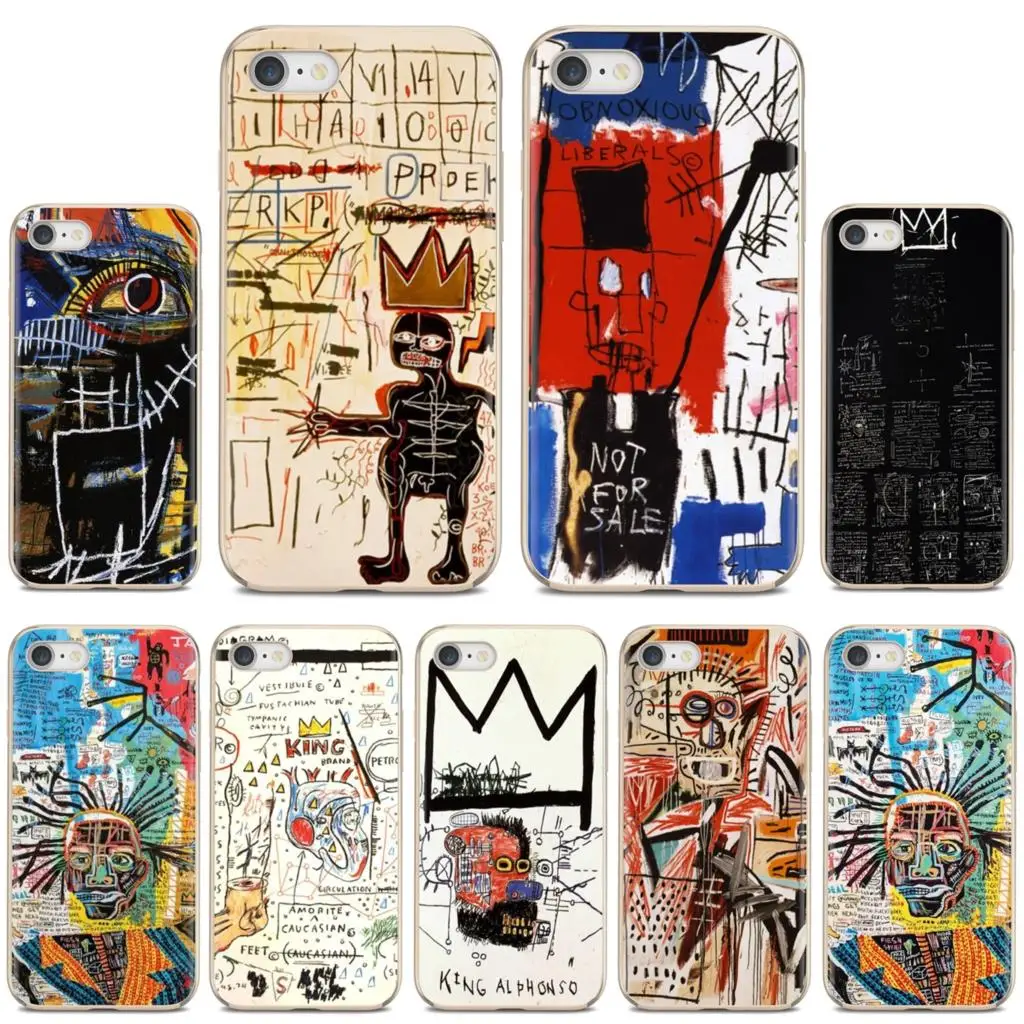 Jean Michel Basquiat Art Graffiti Soft Skin Case For Huawei Y6 Y5 2019