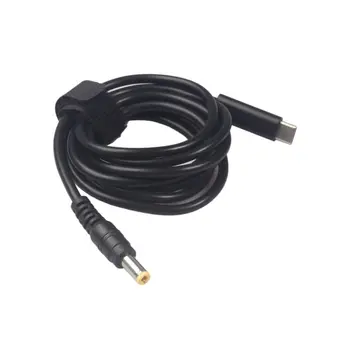

Power Supply Adapter Cable Type-C Male to 5525 Male Straight Converter Cord With PD Chip for Laptop Computer