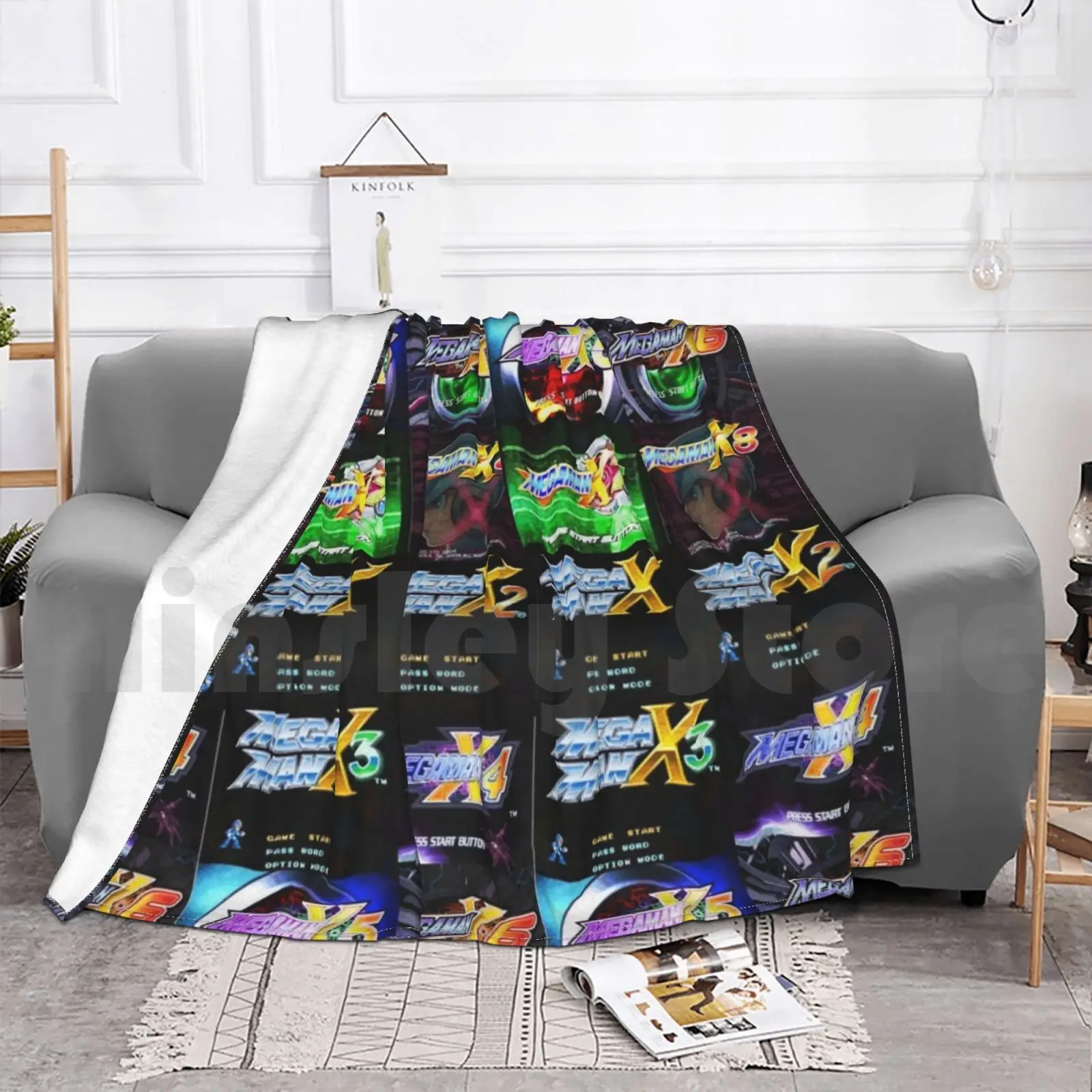 Megaman X Titolo Schermo Coperta Moda Personalizzata Mega Man Megaman Megaman X Megaman X Titolo Mega Man X Mega Man X