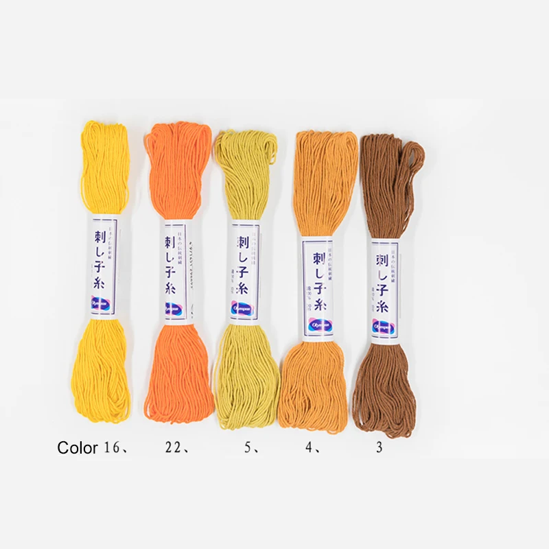 20 метров многоцветная вышивка нить хлопок нитки для вышивки крестом Шитье набор