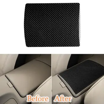 

Carbon Fiber Car Interior Central Control Storage Container Sticker for Nissan Cigarettey Lighter Panel Cover Trim Stickers