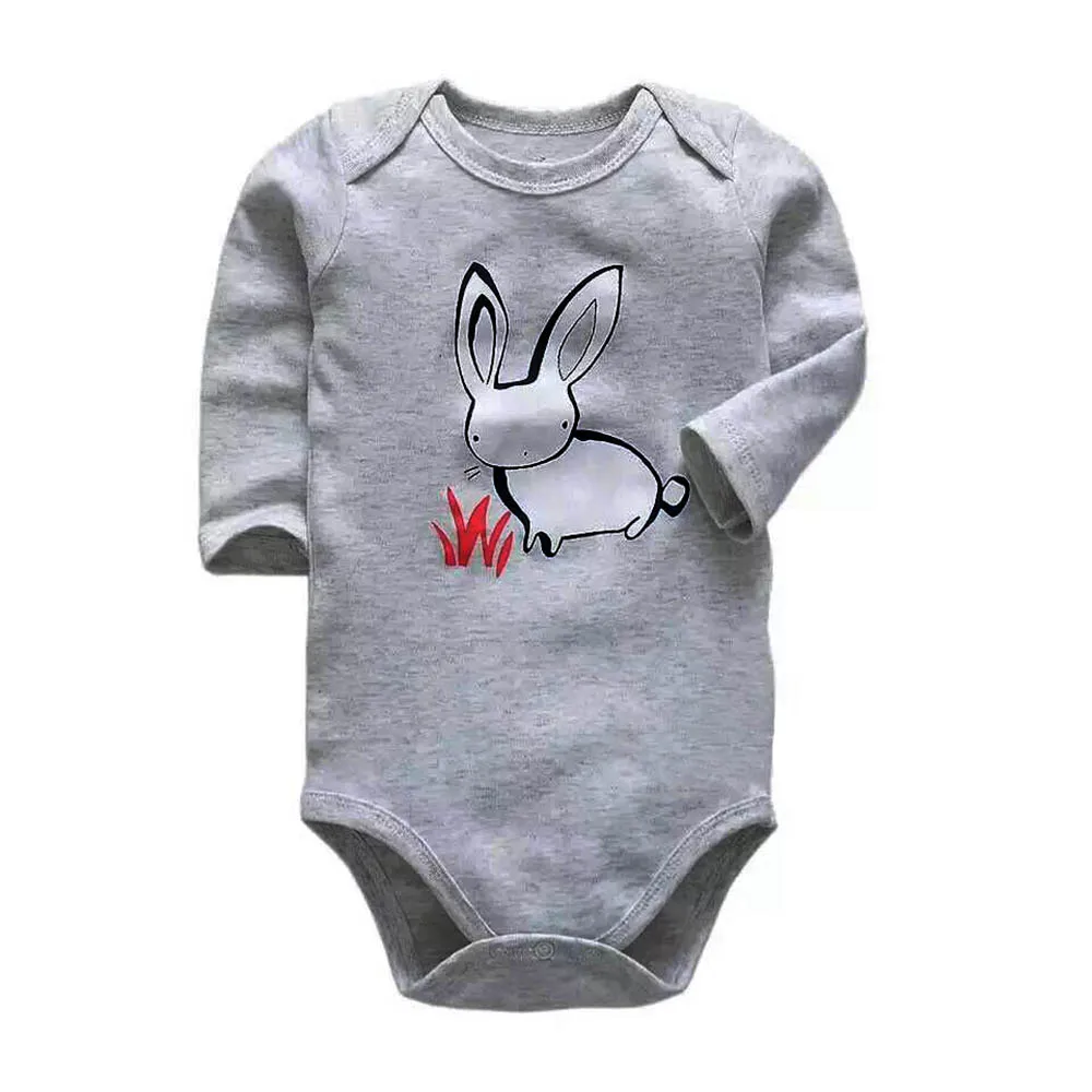 Newborn Bodysuit Baby Boys Girls Clothing Long Sleeve 3-24 Months Cotton Toddler Infant Child Kids Clothes