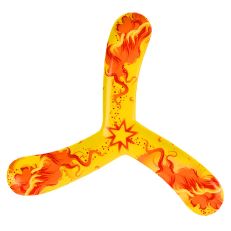 Children's Outdoor Leisure Sports Toys Trefoil Boomerang Children Throwing Toys Boomerang Children PU Darts 7