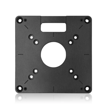 

Practical Universal Aluminum Router Table Insert Plate Trimming Machine Flip Board for Woodworking Benches Router Table Plate