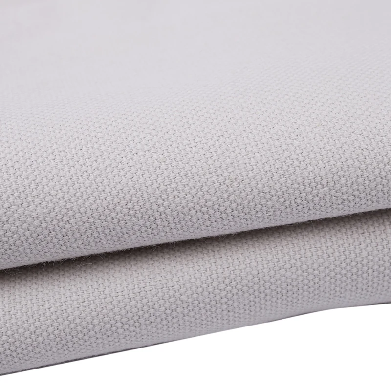 Soft Square Christmas Snowflake Style Cotton Embroidery Throw Pillow Case Cushion Cover Decorative 18x18 inch Gray