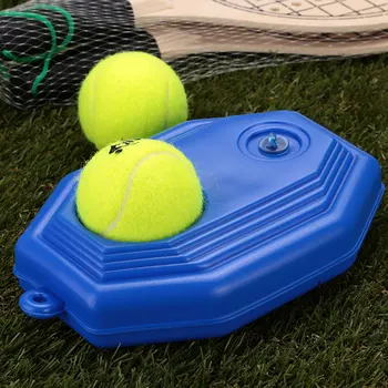 

Tennis Beginner Base Trainer Training Youngster Device Outdoor Blue Training Equipment