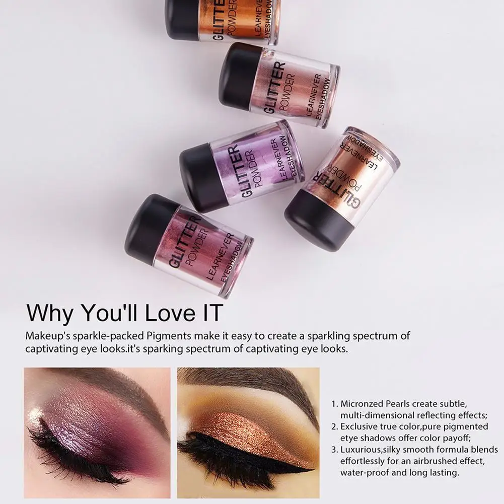 Матовые тени для век Shimmer Eye Shadow Eyes Makeup Pallete блеск водостойкий стойкий макияж Easywear 4 цвета
