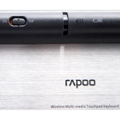 Клавиатура Rapoo E2710 черный/черный USB беспроводная slim Multimedia