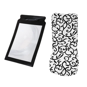 

1 Pcs A4 Full Page 3X nifier Sheet Large nifying & 1 Pcs Stretchy Dining Chair Cover Short Chair Covers Slipcover