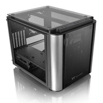 

Case Thermaltake Level 20 VT black no PSU, mATX, 1x200mm 2xUSB2. 0 2xUSB3. 0 audio Bott PSU