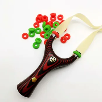 

20Pcs Slingshot Second Tied Artifact, Lazy Man Free Tied Rubber Ring, Quickly Install Slingshot Rubber Band Artifact Outdoors