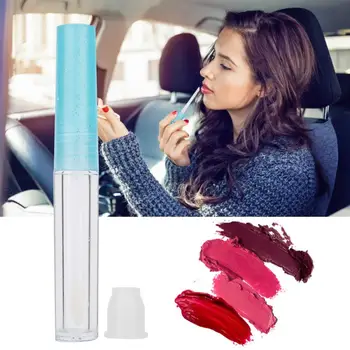 

Professional Empty Cosmetic Containers 20pcs Refillable Lip Gloss Bottle DIY Empty Lip Oil Tube Container (1.3ml/pc Blue Cap)