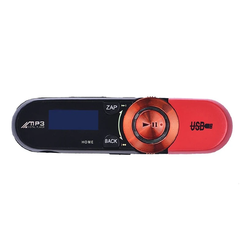 Red ЖК-экран USB 16GB Flash Поддержка FM радио TF MP3 музыкальный плеер - Цвет: Red