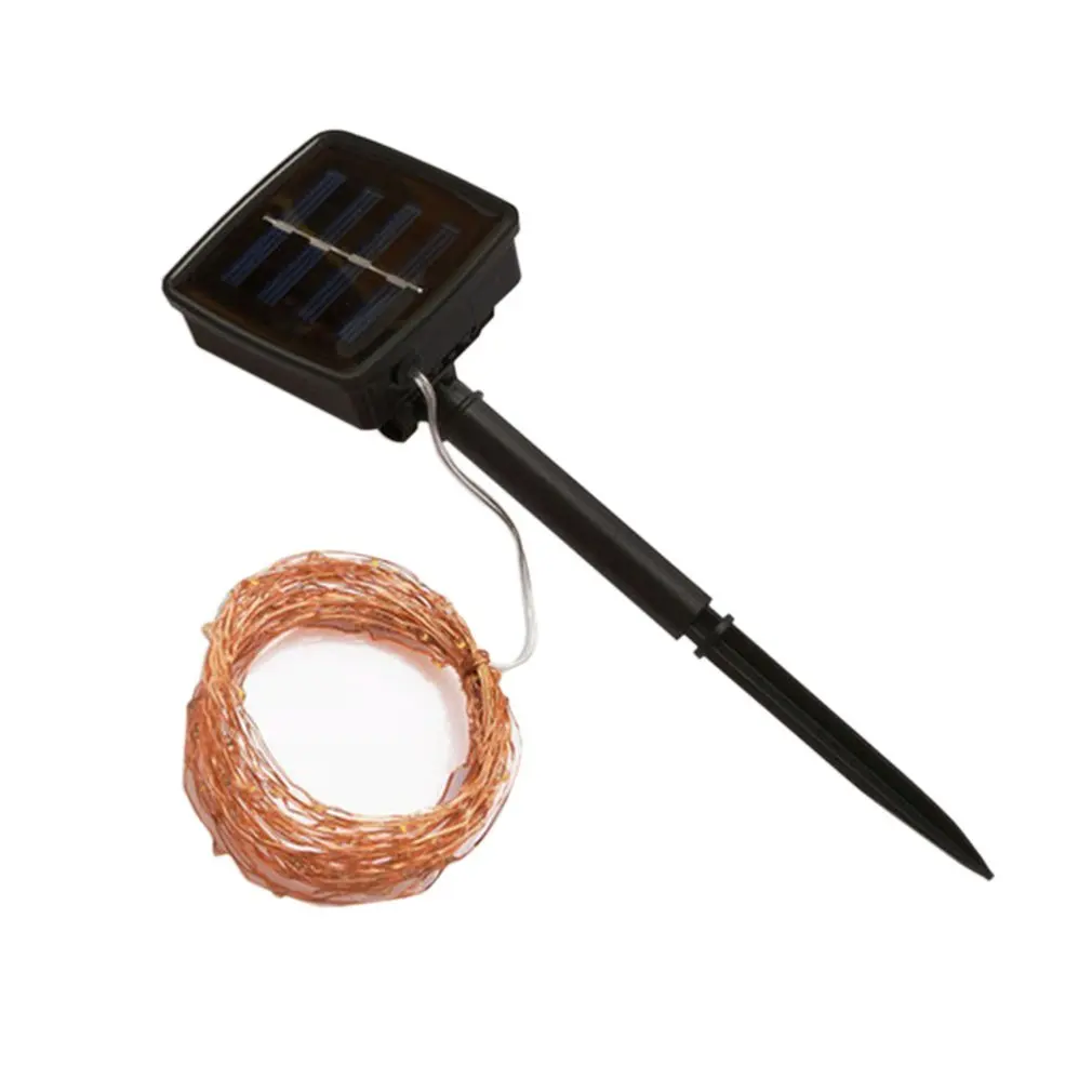 

Solar Fairy String Lights Copper Wire 100 LED Outdoor Lamp Waterproof Light For Garden Wedding Home Holiday Party Decoration