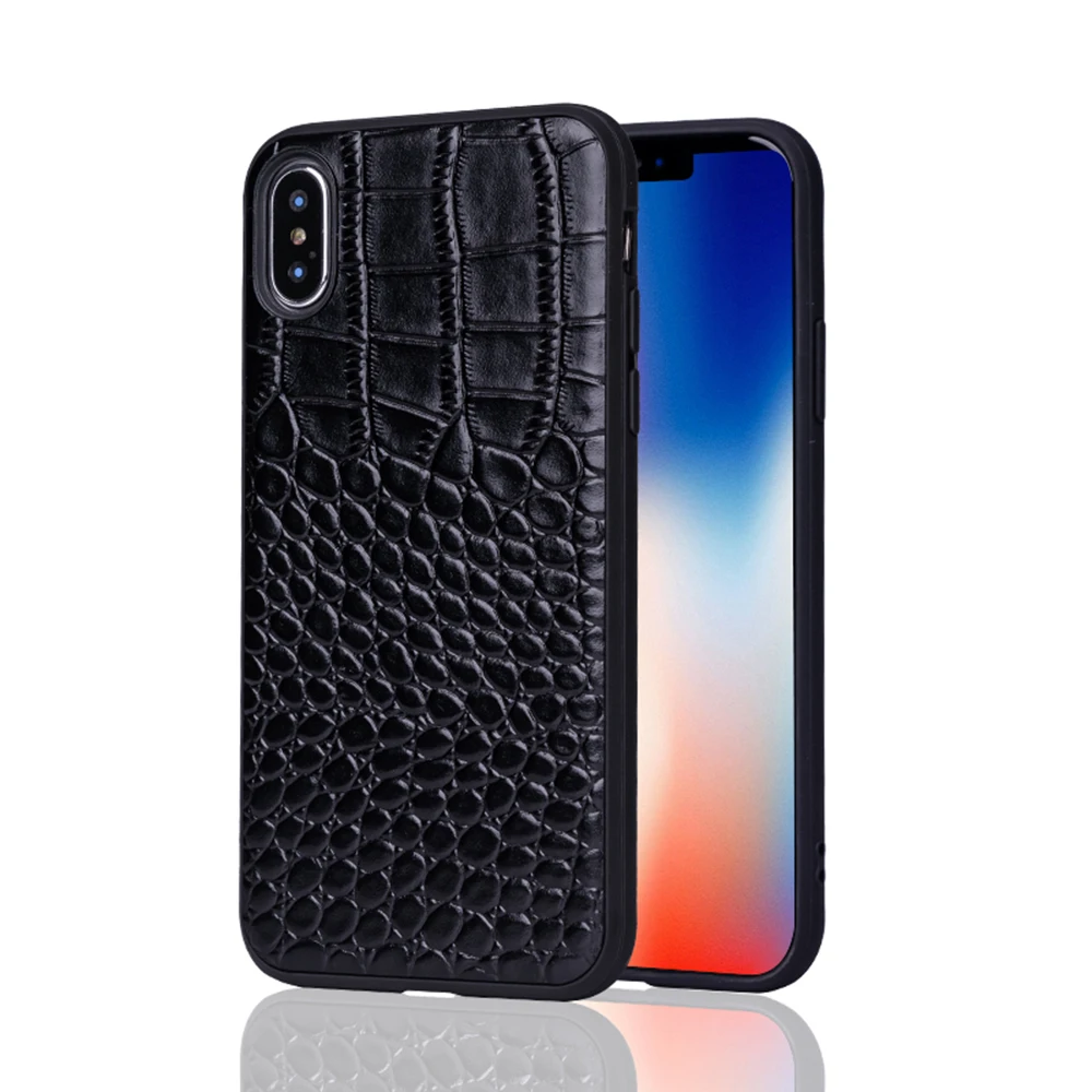 Подходит для iPhone x натуральная крокодиловая кожа кожаный чехол 7 8 P 6 6s 6sp X