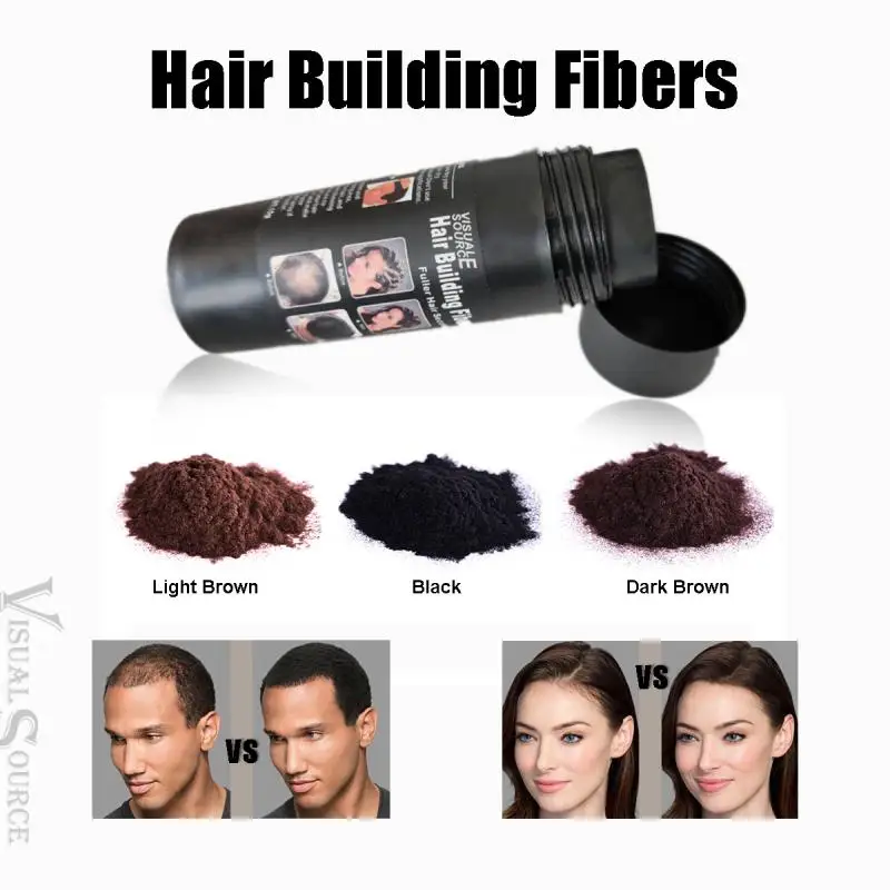 Fibras de reconstrucción del cabello, queratina, cubierta densa más gruesa para la pérdida de cabello, relleno de fibra gruesa, polvos para el cabello, tratamiento de crecimiento del cabello, 15g