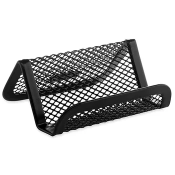 

Pack of 10 Mesh Collection Business Card Holder Desktop Index Card Holder Elegant Display on the Desktop Office Business Card St
