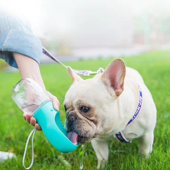 

Portable Pet Dog Water Bottle Travel Puppy Cat Drinking Bowl Outdoor Pet Water Dispenser Pet Product For Small Large Dog Perros