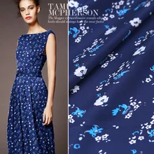 114 см широкая шелковая ткань с принтом метр 16 мм дышащая крепдешин шелковая ткань драпированное платье ткань шелковая ткань