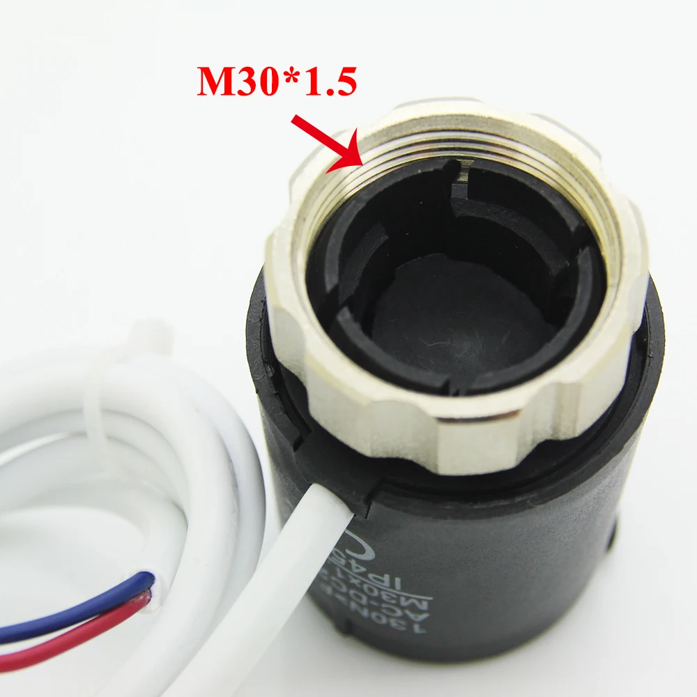 Beok 230V 바닥 바닥 난방 NC 서보 밸브 시스템 220V 매니폴드 용 정상 폐쇄 열 전기 액추에이터