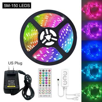 

Ribbon SMD 5050 DC12V Color Changing Home Bedroom Ceiling Easy Install LED Strip Light Bluetooth Control TV Backlight Music Sync