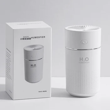 

360ml Car Capacity Air Humidifier USB Rechargeable Wireless Ultrasonic Aroma Water Mist Diffuser Home Light Humidificador