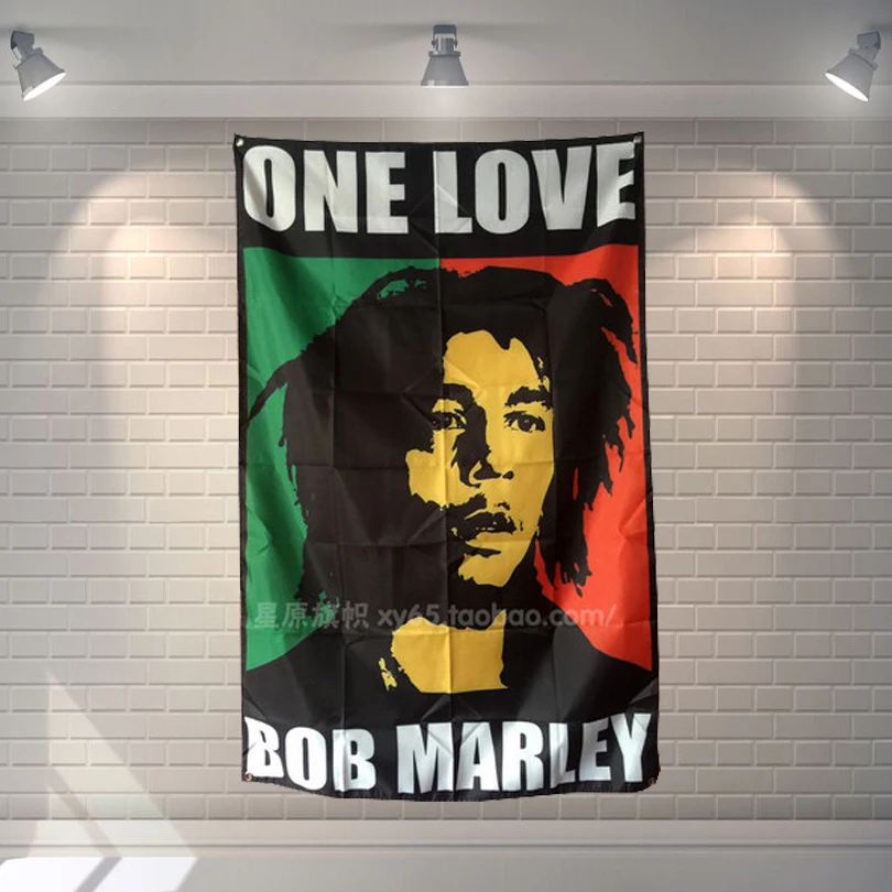 &quotONE LOVE BOB MARLEY&quot большой музыкальный фестиваль фоновое украшение для вечеринки