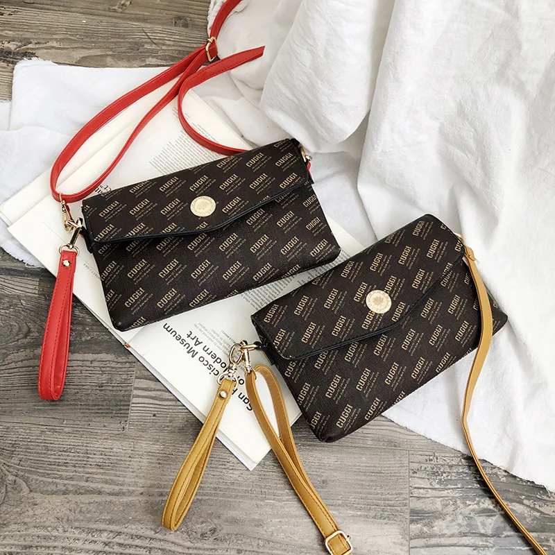 

2019 New Style Korean-style Versatile Envelope Bag Casual Carrying Printed Bag Fashion Crossbody Bag Mini Bag