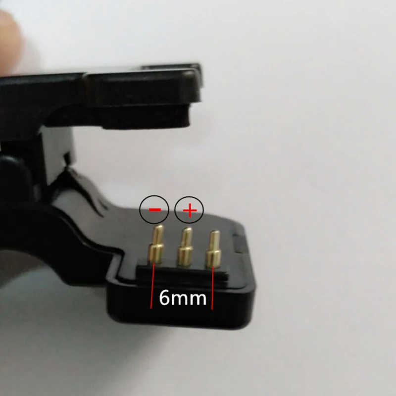 Умные наручные Смарт часы зажим типа 2 pin 4mm или 5 5mm 3 6mm 4 7.5mm зарядный кабель USB порт