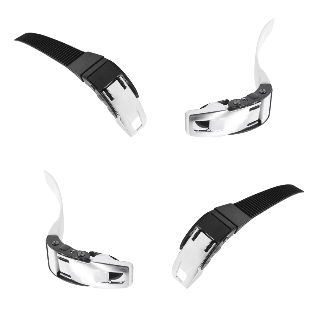 2 Pairs Replacement Inline Roller Skate Shoes Energy Straps Fastener Buckle Clamp Band Belt with Screws