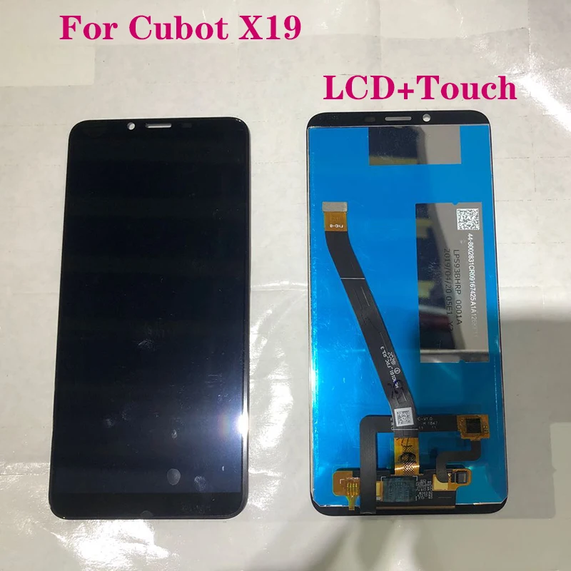 

5.93" NEW display for Cubot X19 LCD + touch screen digitizer replacement for CUBOT X 19 display mobile phone repair parts