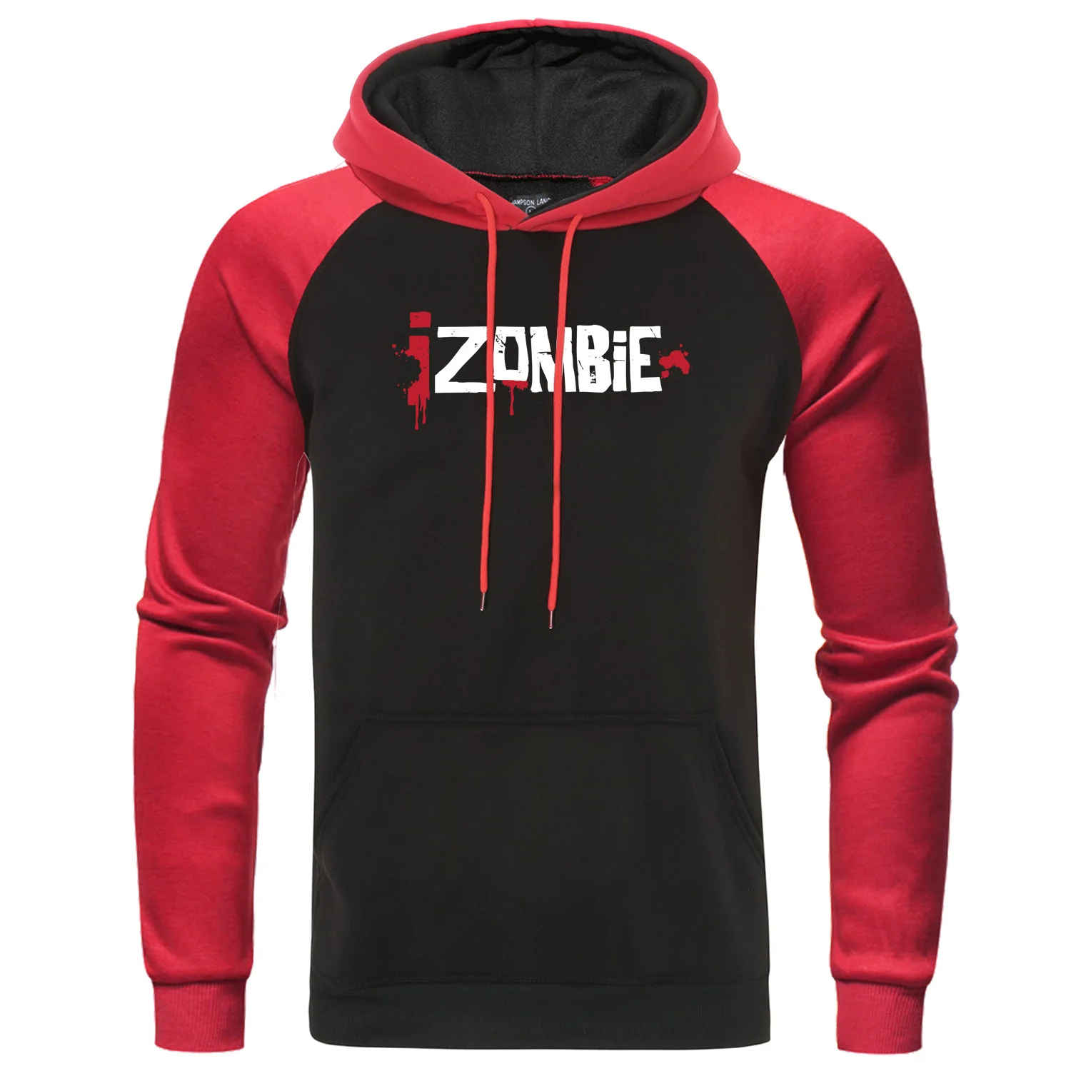 Мужские толстовки, модная Персонализированная Толстовка с принтом Izombie, пуловер для взрослых, осенняя толстовка с капюшоном реглан, Мужская Уличная одежда, спортивный костюм в стиле хип-хоп