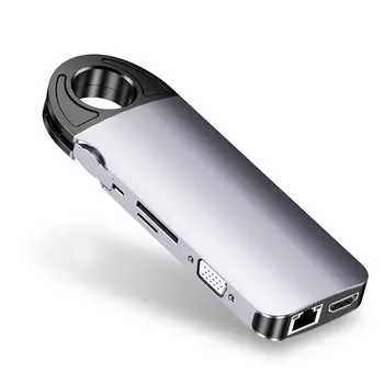 

2021 New 10 in1 Type-C Hub To Adapter Converter Multifunctional USB Hub for Laptop