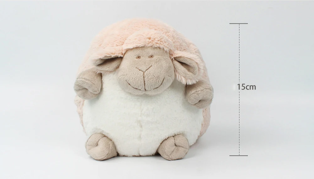 15 см милые круглые овечки плюшевые игрушки Kawaii ягненка игрушка чучело кукла Дети подарки для детей D1150n15