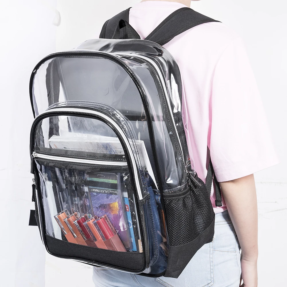 clear man bag