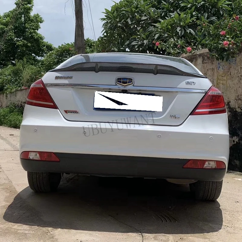 Подходит для Geely EMGRAND EC7- ABS/углеродное волокно внешний задний спойлер задний багажник загрузки крыло украшение автомобиля стиль